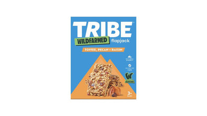 TRIBE Wildfarmed Toffee Pecan Raisin Flapjack Multipack 150g