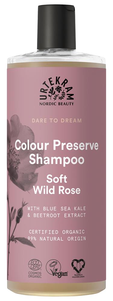 Soft Wild Rose Shampoo 500ml Organic