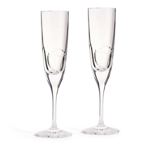 Vera Wang Luxe Graphite Flute Set of 2