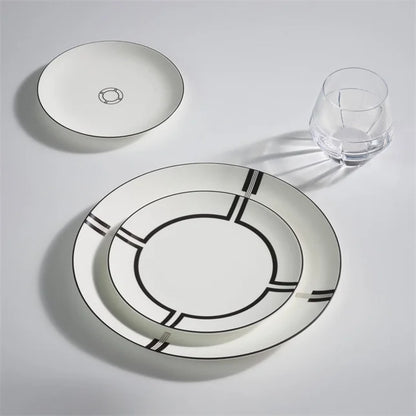 Vera Wang Luxe Graphite Soup Bowl