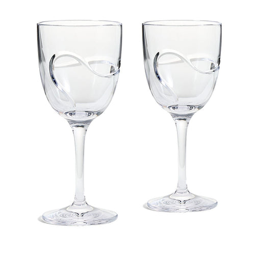 Vera Wang Luxe Graphite White Wine Pair