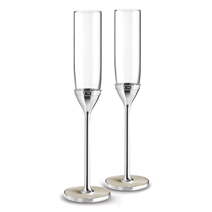 Vera Wang With Love Nouveau Pearl Toasting Flute, Set of 2