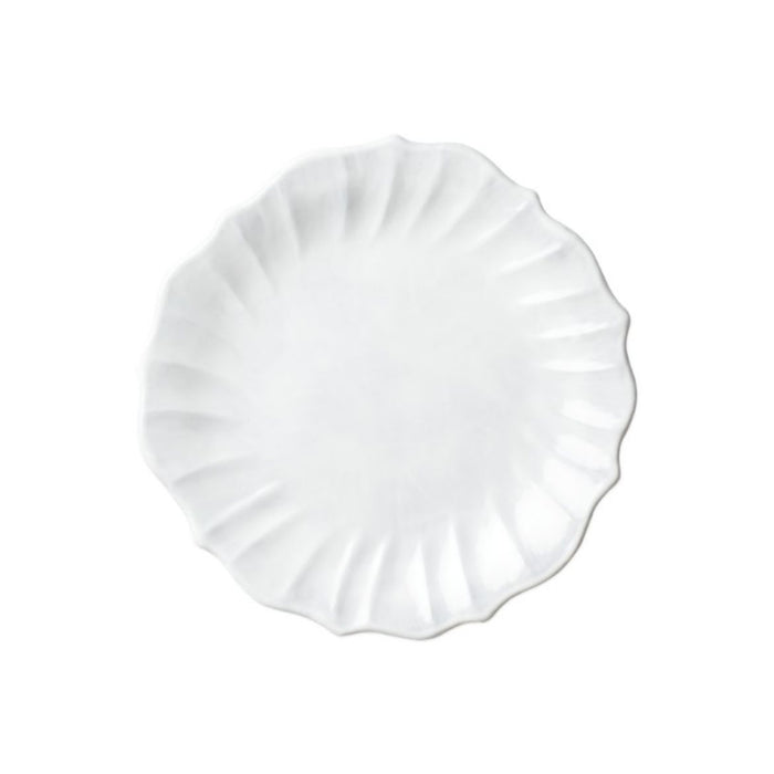 Vietri Incanto Stone Ruffle Salad Plate