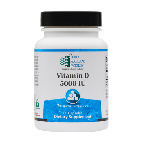 Vitamin D 5000 IU Capsules Ortho Molecular