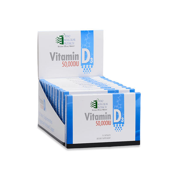 Vitamin D3 50,000 IU 15ct Ortho Molecular