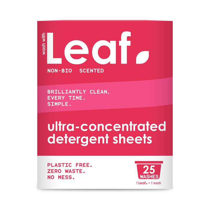 Leaf Non Bio Laundry Detergent Sheets 25 Pack