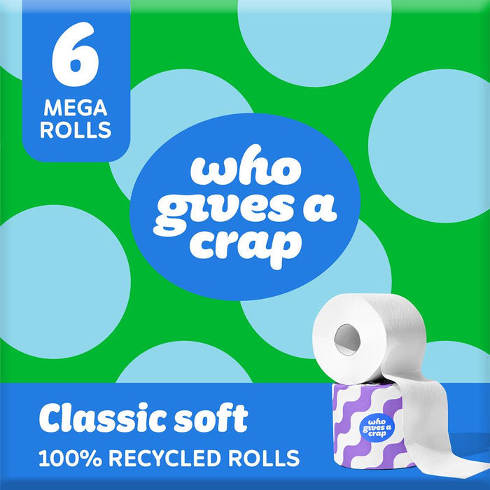 Classic Soft Toilet Tissue 6 Mega Rolls