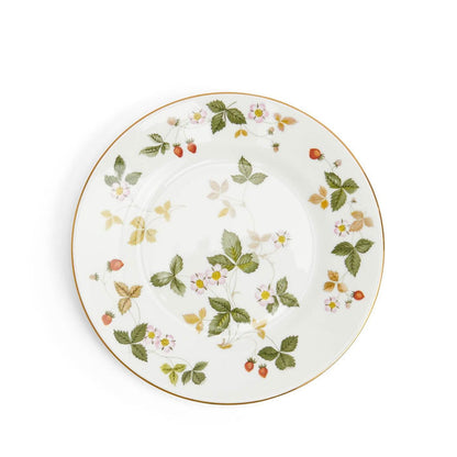 Wild Strawberry Gold Bread and Butter Plate