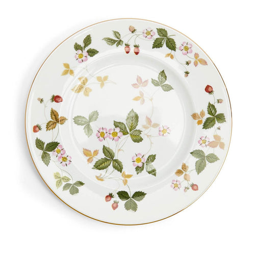 Wild Strawberry Gold Dinner Plate