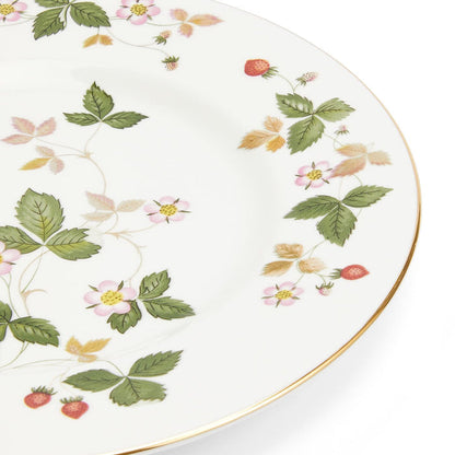 Wild Strawberry Gold Large Side Plate