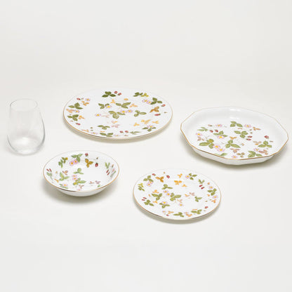 Wild Strawberry Gold Large Side Plate
