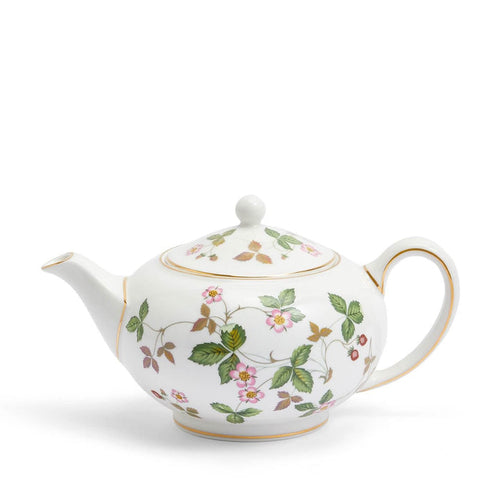 Wild Strawberry Gold Small Teapot