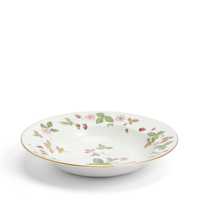 Wild Strawberry Gold Soup Bowl