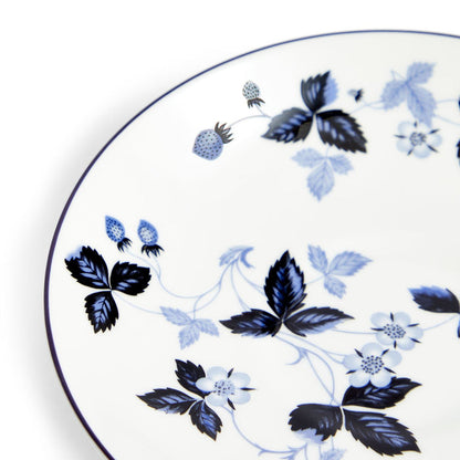 Wild Strawberry Inky Blue Teacup Saucer