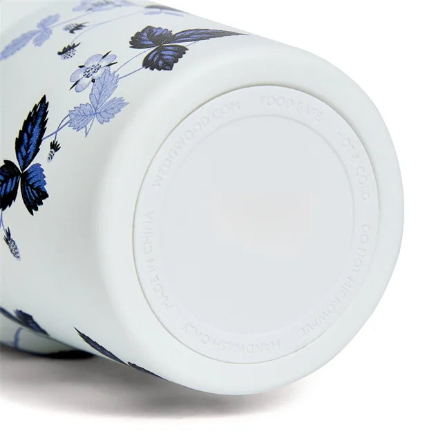 Wild Strawberry Inky Blue Tumbler with Straw