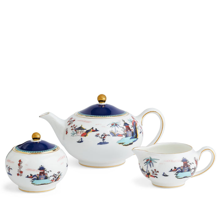 Wonderlust Blue Pagoda 3 Piece Set