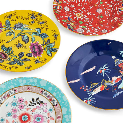 Wonderlust Plates, Set of 4