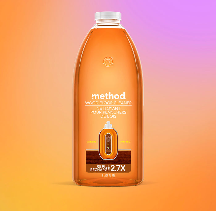 wood floor cleaner refill 2L - almond