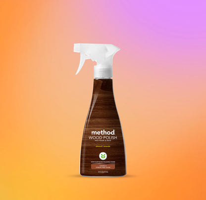 wood polish 414ml - almond