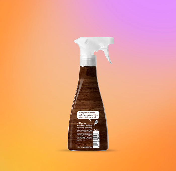 wood polish 414ml - almond
