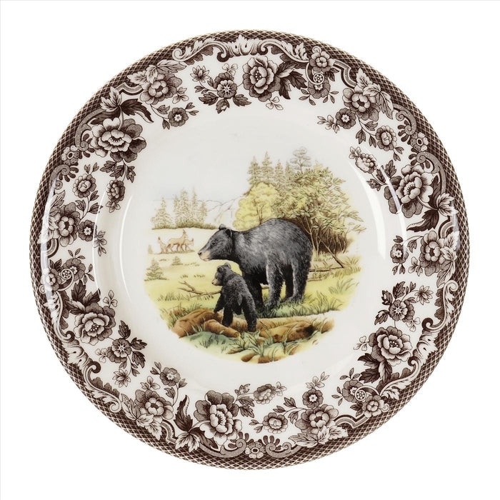 Woodland Black Bear Dinner Plate
