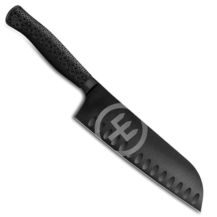 Wusthof Performer 7" Santoku, Hollow Edge