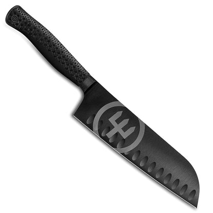 Wusthof Performer 7" Santoku, Hollow Edge