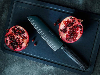 Wusthof Performer 7" Santoku, Hollow Edge
